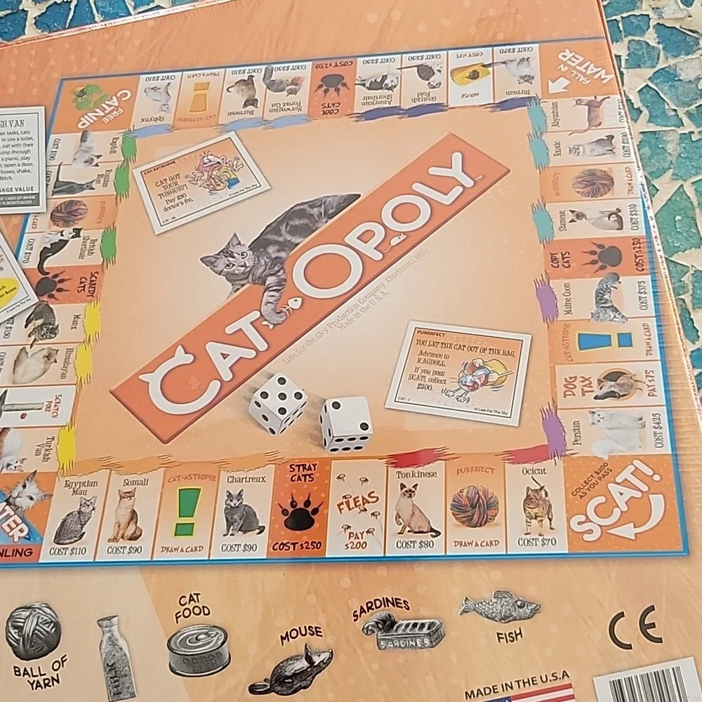 Cat - Opoly board game